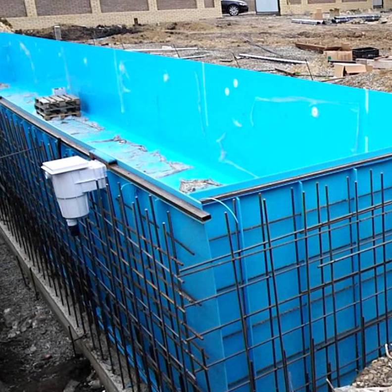 Reinforcement of swimming pools